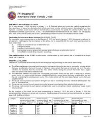 FYI Income 67 Innovative Motor Vehicle Credit