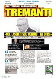 Intervista a Giampiero Livi - Tremanti - 