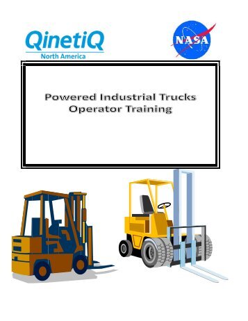 Powered Industrial Truck Training Handbook - NASA