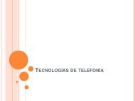 Tecnologías de telefonía - Lab. Redes y Seguridad