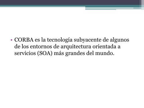 Arquitectura común de broker de peticiones de objetos