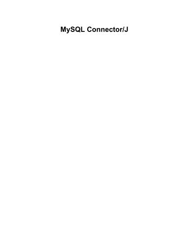 MySQL Connector/J