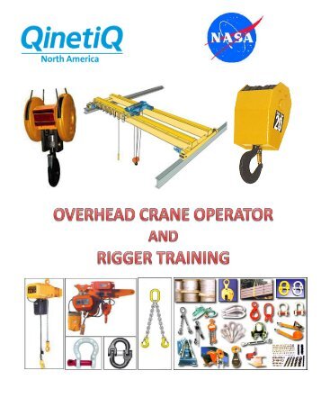 GSFC Overhead Crane Operator Training Handbook - NASA