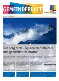 Gemeindeblatt - Reformierte Kirchgemeinde Solothurn