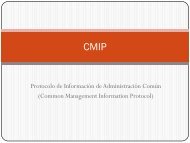 Protocolo de Información de Administración Común - Lab. Redes y ...