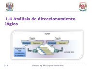 Análisis de direccionamiento - Lab. Redes y Seguridad