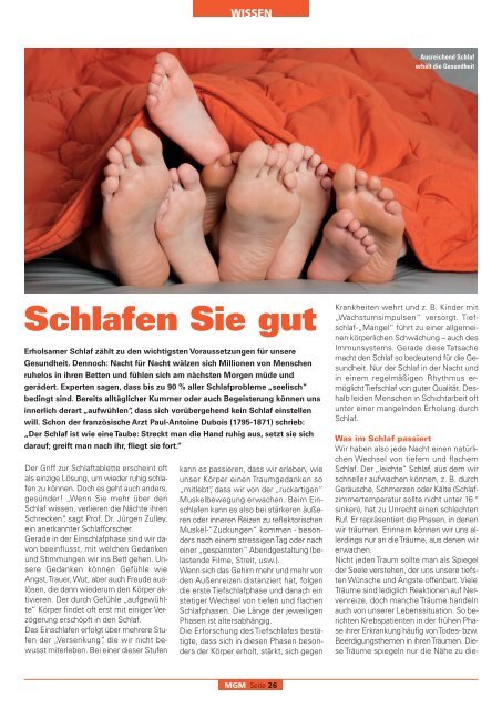 Mein Gesundes Magazin 2/2009 - Arbeitskreis Gesundheit eV