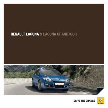RENAULT LAgUNA & LAgUNA gRANdToUR - Renault Preislisten