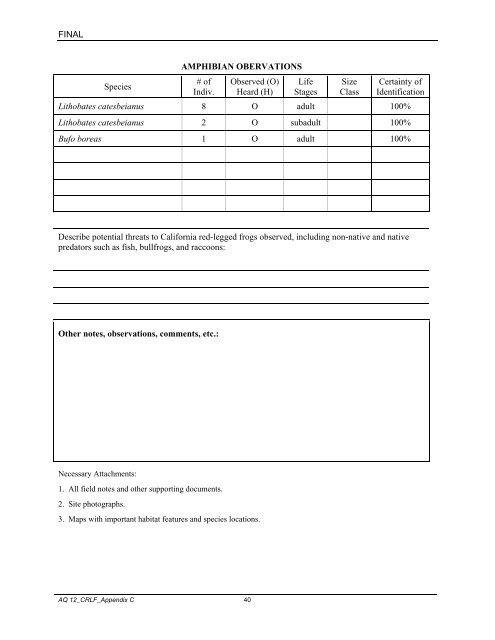 FERC Project No. 2079 - PCWA Middle Fork American River Project ...