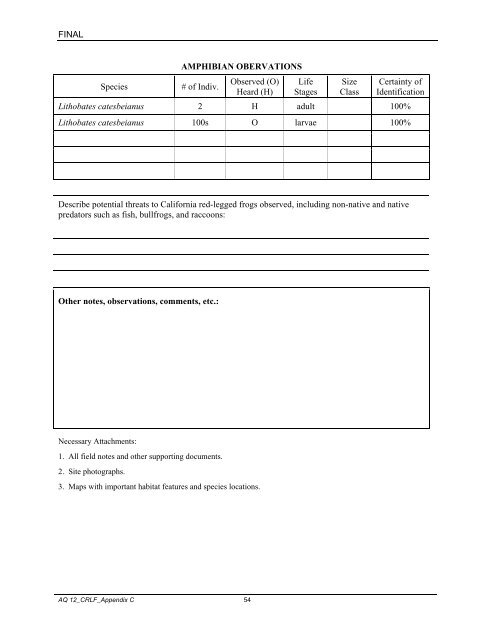 FERC Project No. 2079 - PCWA Middle Fork American River Project ...