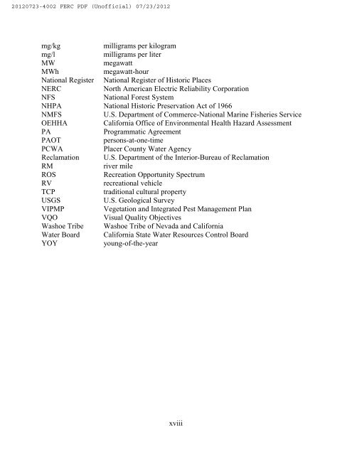 Draft EIS_072312.pdf - Middle Fork American River Project ...