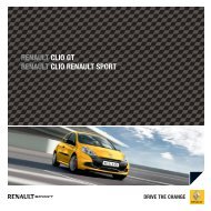 renault clio gt renault clio renault sport - Renault Preislisten