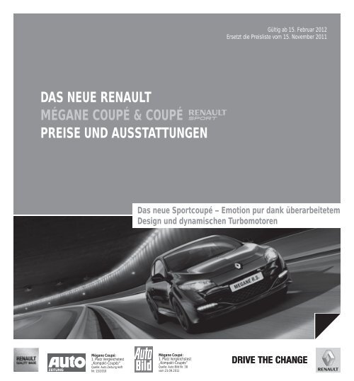 Preisliste - RENAULT Griesel