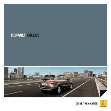 RENAULT koLEos - Renault Preislisten