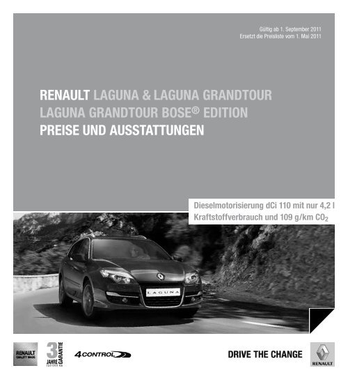 Laguna.pdf - Renault Preislisten