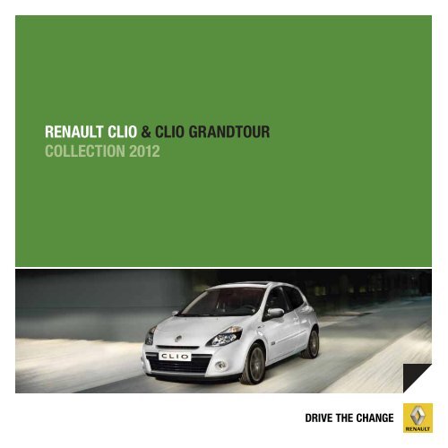 renault clio & clio grandtour collection 2012 - Renault Preislisten