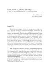 Novas políticas na Era do Conhecimento: o foco em arranjos ... - Ibict