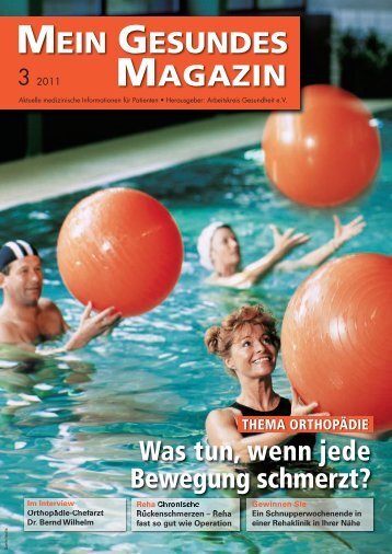 MEIN GESUNDES MAGAZIN - Arbeitskreis Gesundheit eV