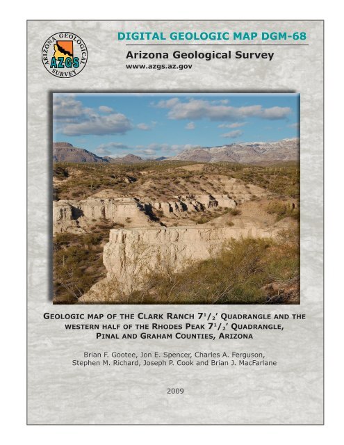 Geologic Map of the Clark Ranch - AZGS Document Repository