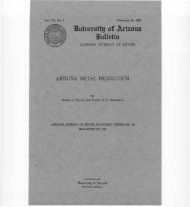 Arizona Metal Production - AZGS Document Repository