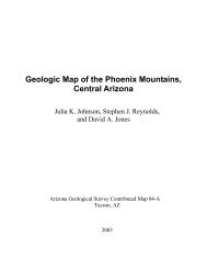 Geologic Map of the Phoenix Mountains, Central Arizona - AZGS ...