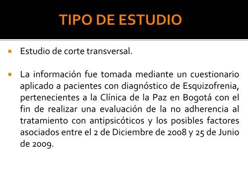 Prevalencia y Factores Asociados a la No Adherencia al ...