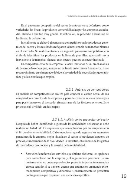 Turbulencia empresarial en Colombia: el caso de sector de autopartes