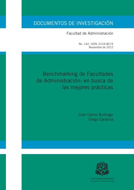 Benchmarking de Facultades de Administración: en busca de las ...