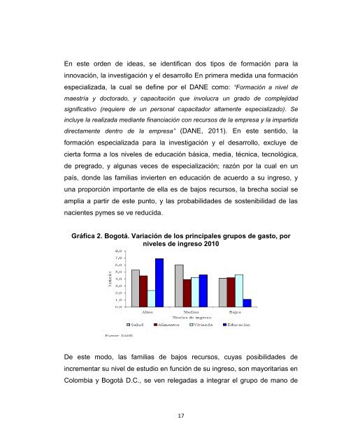 analisis de las variables que explican la productividad en bogotá dc ...