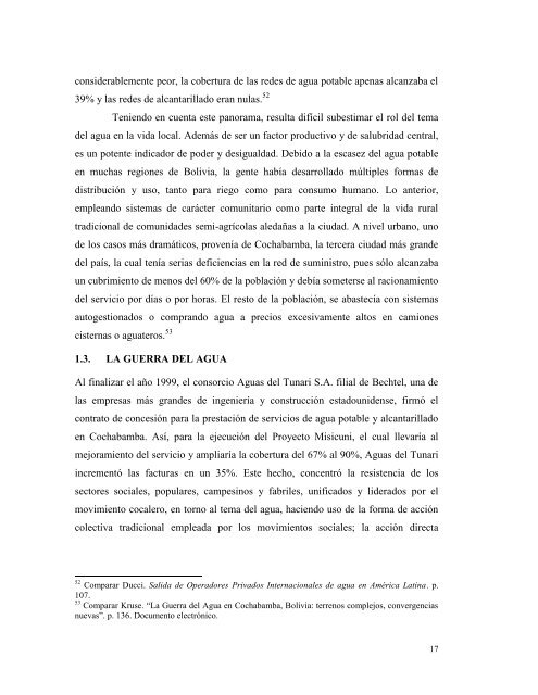 procesos de privatización del agua en américa latina: análisis y ...