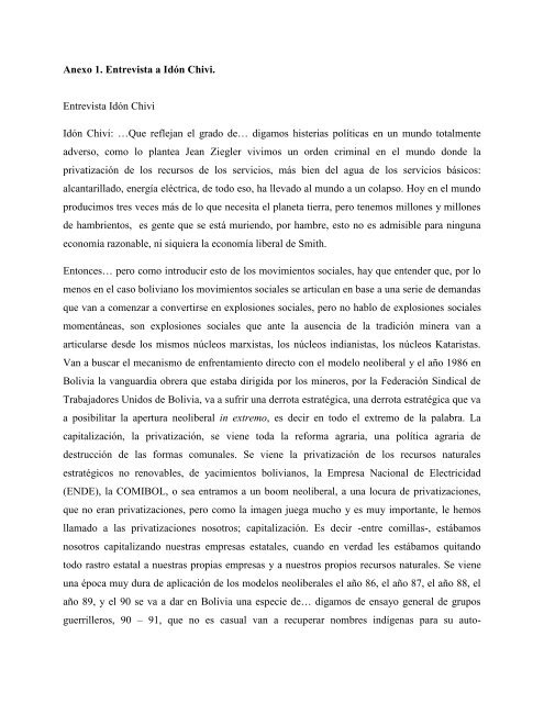 procesos de privatización del agua en américa latina: análisis y ...