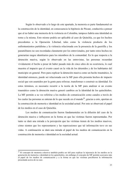 Medios de Comunicación y su influencia en la identidad social de ...