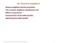 L8: Nearest neighbors