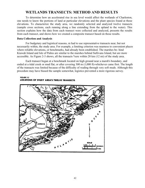 Kana et al. 1988. S. Carolina Charleston SLR Case Study
