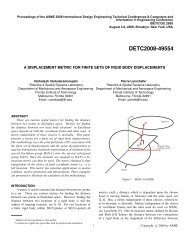 A Displacement Metric for Finite Sets of Rigid Body Displacements