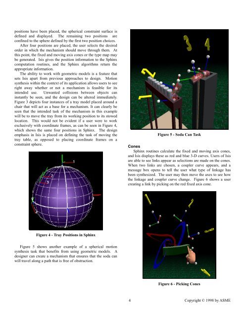 Spherical Mechanism Synthesis in Virtual Reality - Florida Institute ...