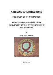 aids and architecture - ResearchSpace - University of KwaZulu-Natal