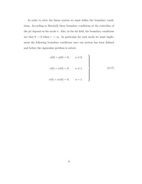 Viscous Linear Instability of an Incompressible Round Jet T.M. ...