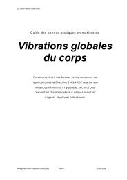 Guide des bonnes pratiques en matière de vibrations globales du ...