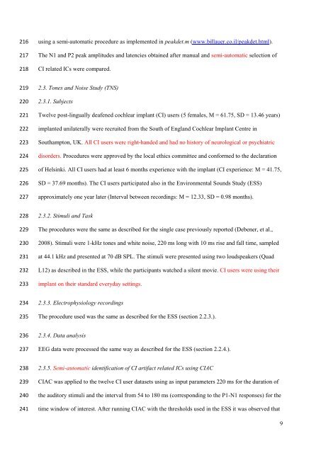 Elsevier Editorial System(tm) for Hearing Research Manuscript Draft ...