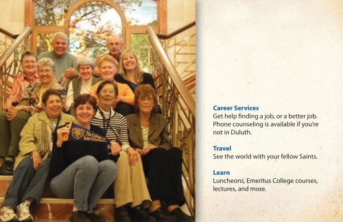 Alumni Brochure - The College of St. Scholastica