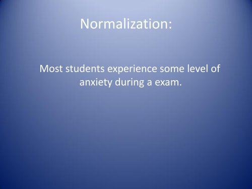 Test Anxiety Life Happening Workshop