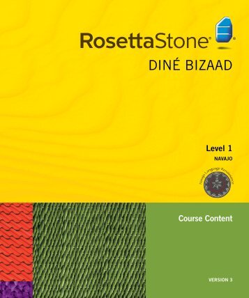 DINÉ BIZAAD - Rosetta Stone
