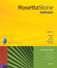 English (American) Level 1 - Answer Key.pdf - Rosetta Stone