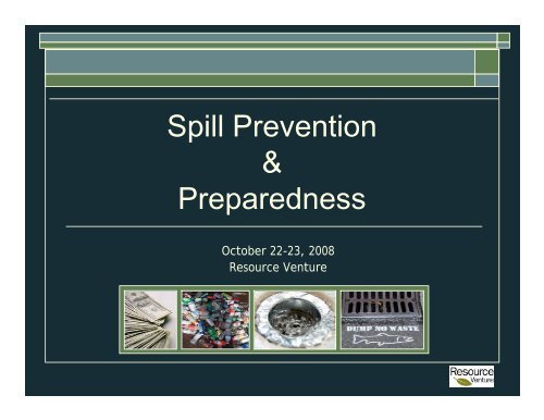 Spill Kit Workshop-Ruth Bell - Resource Venture