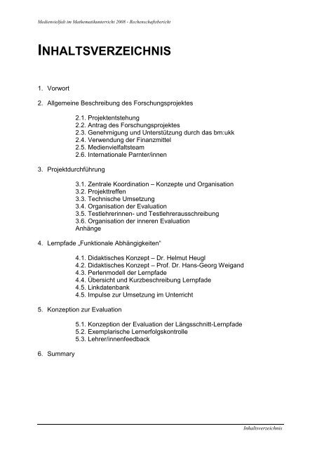 Endbericht (als pdf ca. 12 MB) - Regionales Fachdidaktikzentrum ...