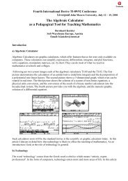 The Algebraic Calculator as a Pedagogical Tool for Teaching ...