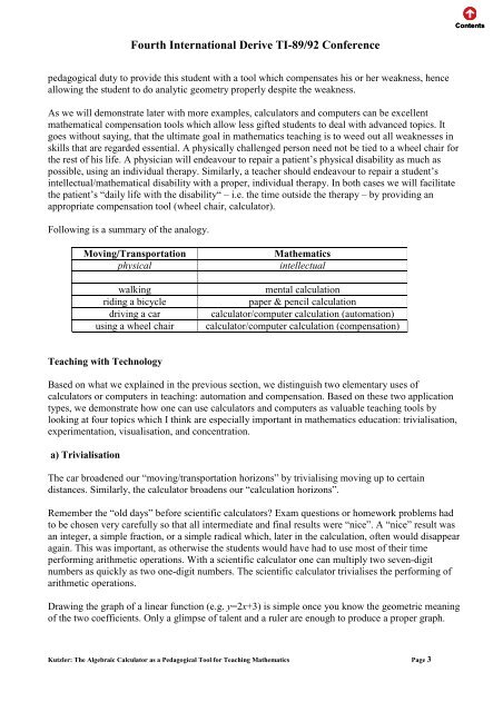 The Algebraic Calculator as a Pedagogical Tool for Teaching ...