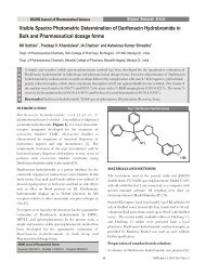 Visible Spectro Photometric Determination of Darifenacin