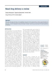 Nasal drug delivery–a review